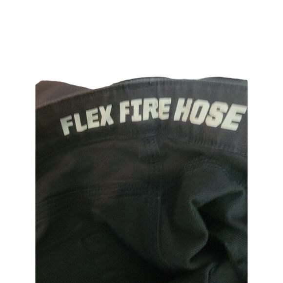 Duluth Trading Flex Fire Hose Pants Men's Relaxed 40x46 Black Workwear - Picture 2 of 11